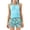Blue, variant on Bainana Teen Girls Tankini Set Solid Color Sleeveless Suspender Swim Tops And Floral Print Swim Skirt Swimsuit Fashion Comfortable Little Girls Summer Beachwear Army Green Size 9-10 Years