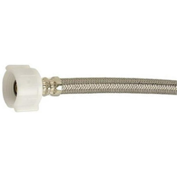 Stainless Steel Toilet Supply Line Hose - 0.37 x 0.87 x 16 in