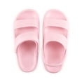 thumbnail image 2 of Spencer Slides Sandals Women Men Clouds Slippers Adjustable Strap House Shower Shoes Quick Drying Slippers Cushion Non Slip Soft Comfort, Pink, 2 of 11