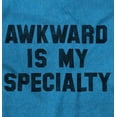 thumbnail image 2 of Awkward Specialty Funny Sarcastic Womens Slim Fit Graphic Tee Brisco Brands X, 2 of 5