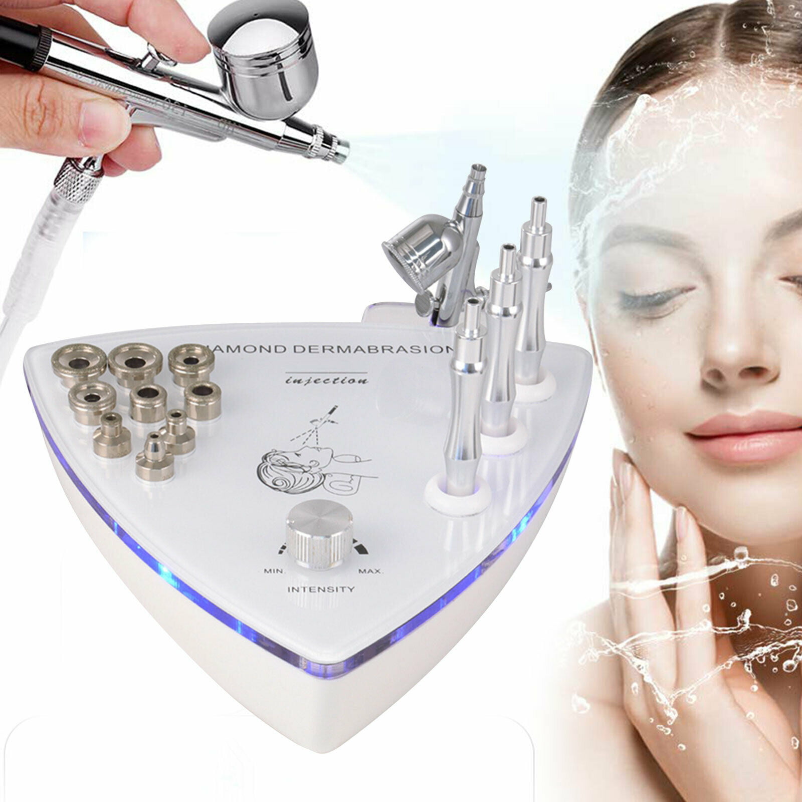 Rusten tilpasningsevne Antarktis DENEST Facial Dermabrasion Machine Skin Rejuvenation Beauty Machine White -  Walmart.com