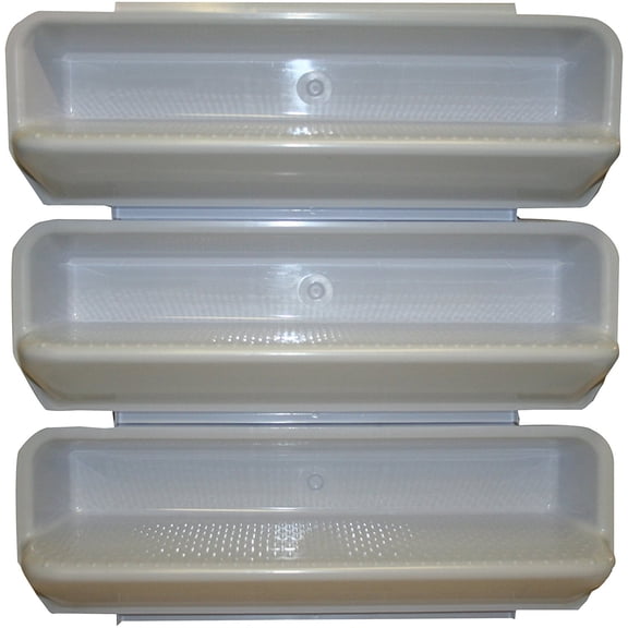 Pentair 82400700 White ABS Steps Pool Specialty Fittings, Set of 3