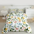 thumbnail image 2 of Castle Fairy Boys Girls Colorful Flowers Bedding Comforter Set 2pcs,Spring Garden Twin Comforter Sets Microfiber,Chic Floral Blossoms Breathable Bedding Set,Ultra Soft Home Decor,Reversible, 2 of 8