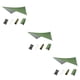 thumbnail image 3 of Sonducket Durable Tent Tarp 230x140cm Fly Tent Cloth Canopy Ground Green Tarpaulin Type1 NO1, 3 of 6