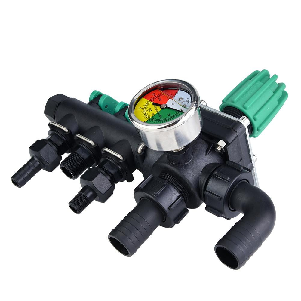 LYUMO Agricultural Sprayer Control Shut Off Valve 3 Way Water Splitter
