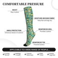 thumbnail image 2 of Sikiie Animals with Leaf 1 Pairs Compression Socks for Men and Women 15-20 mmHg Running Support Socks, 2 of 7