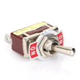 thumbnail image 1 of 5Pcs On On SPDT Toggle Switch Stainless Steel M6 Nuts And Washers Switches 12mm 3 Pin 2 Position 15A 250V, 1 of 8