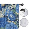 thumbnail image 4 of Blackout Kids Curtains,Pioneer Flower Floral Print Pattern Childrens Insulated Curtains Set Of 2,Bedroom Essentials,Toddler Room Decor 42"x54", 4 of 5
