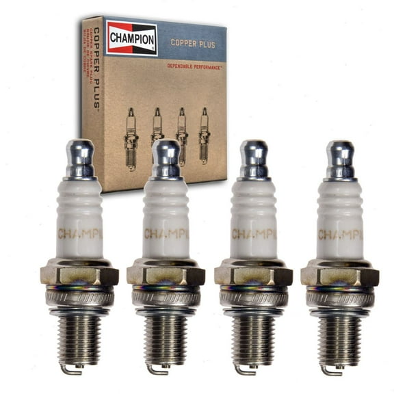 4 pc Champion 965-1 Copper Plus Spark Plugs for RZ7C Ignition Wire Secondary