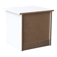 thumbnail image 6 of Tiara 2 Drawer Wooden Kids Nightstand Bedside Table, White, 6 of 6