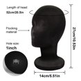 thumbnail image 3 of Bradem Tall Foam Wig Mannequin Stand&nbsp;- For Female Hair, Hats & Hairpieces, Display & Styling, 3 of 5