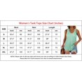 thumbnail image 5 of Womens Racerback Tank Tops Loose Fit Causal Summer U Neck, 5 of 5