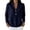 Navy, variant on Long Sleeve Womens Tops Kelon Retro Shawl Collar Color Sweater Top Lightweight Casual Business Basic Knit Pullover Top, M