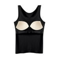 thumbnail image 4 of Women's Tanks & - Seamless Ribbed Camisole with Built-In Bra Support for Daily Layering and Casual Wear Soft Comfort Stretch Tank Top for All Seasons, 4 of 4