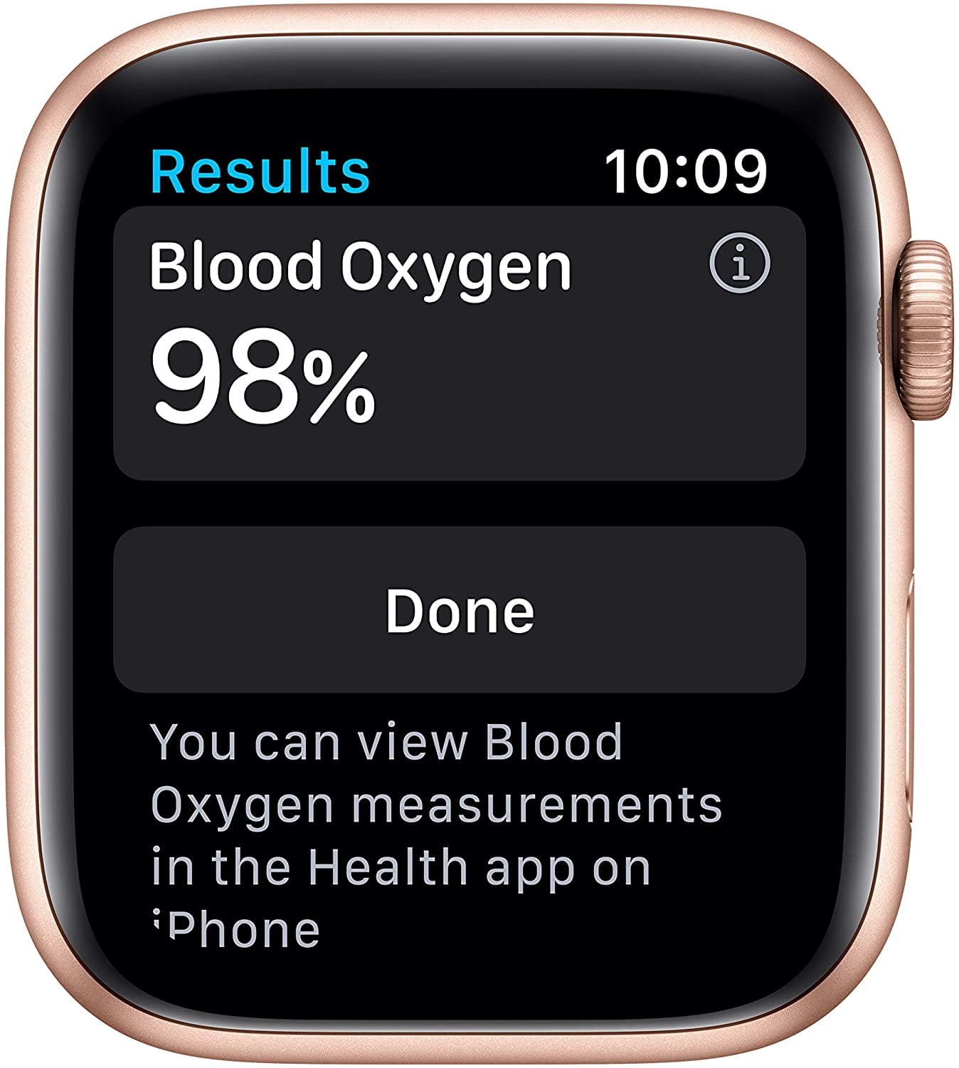 Restored Apple Watch 6 44mm Aluminum Case with Pink Sand Sport Band - Gold (Refurbished)