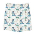 thumbnail image 5 of Odeerbi 5-14 Years Kids Boys Girls Summer Dinosaur Print Shorts Workout Athletic Sports Shorts Cute Casual Breathable Loose Shorts with Pockets, 5 of 5