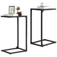 thumbnail image 5 of 2-Pack Heavy-Duty Thickened C-Shaped Side Tables (Dark Gray)  End Tables, 5 of 7