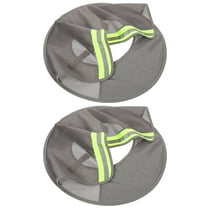 GOOHOCHY 2pcs Wide Brim Hard Hat Covers Construction Helmet Sun Shade Neck Protector Visor