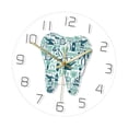 thumbnail image 4 of Reloj de pared de dientes Reloj cómo colgante dormitorio Decoración del hogar 12 pulgadas de pared de movimiento para de cocina, 4 of 9