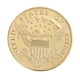 thumbnail image 2 of Colección de arte de recuerdo conmemorativo de moneda de metal coleccionable con patrón dorado, 2 of 3