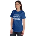 thumbnail image 4 of Inkmeso My Favorite People Call Me Mama Graphic Tshirt Short Sleeve Cotton Tee, 4 of 8