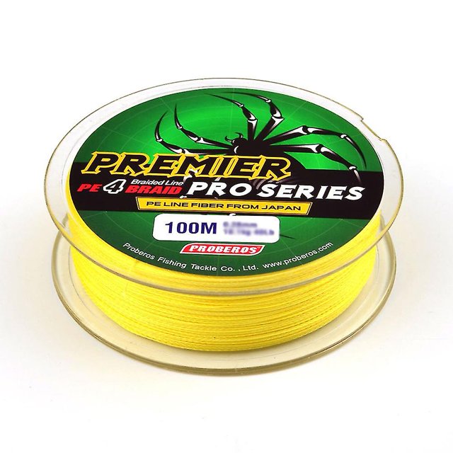 Azul 100m 4 soportes Super sedal multifilamento pesca con caña
