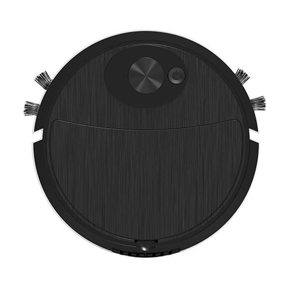 Mini Robotic Vacuum Cleaner Sweeping Robot Super Suction Low Noise One-Key Start Rechargeable Robot Vacuum Cleaner Sweeping Mopping Smart Robot Vacuum and Mop for Pet Hair & Carpet (A)