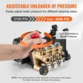 thumbnail image 4 of VEVOR Pressure Washer Pump 1" Shaft Horizontal Triplex Plunger 4000 PSI 4.0GPM, 4 of 9