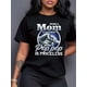 thumbnail image 1 of Being a Mom is an Honor" Graphic Tee - Casual Crew Neck Short Sleeve T-Shirt for Women, Breathable Polyester, Machine Washable, 1 of 8