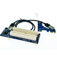thumbnail image 2 of Sintech PCI-E Express X1 vers Double PCI Riser Carte avec Support Profil Bas, 2 of 3