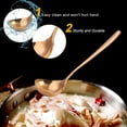 thumbnail image 3 of 7.8" Stainless Steel Cooking Supplies Copper Tone Soup Ladle Spoon, 3 of 7