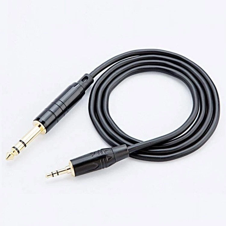 6Ft 6.35Mm 1/4" To 3.5Mm 1/8" Male Trs Stereo Audio Aux Adapter Conversion Cable