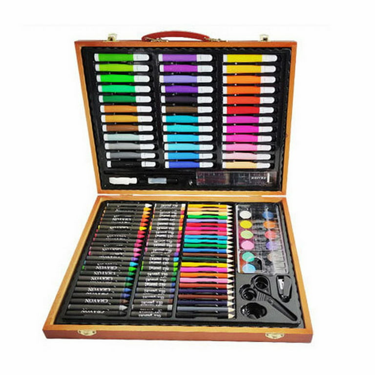 Fabric Pens Stove and Grill Polish 150/180 Pieces Deluxe Drawing Artist Sets for Kids Art Set Student Watercolor Pen and Oil Painting Stick Student