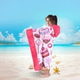 thumbnail image 7 of Girls Hooded Beach Towels for Kids Ages 4-8 ,Candy Cake Theme Kids Hooded Bath Towels Wrap for Toddler Teen Girls 30x50 inch Quick Dry Pink Toddler Towel Girl Perfect for Beach Pool Swimming, 7 of 7
