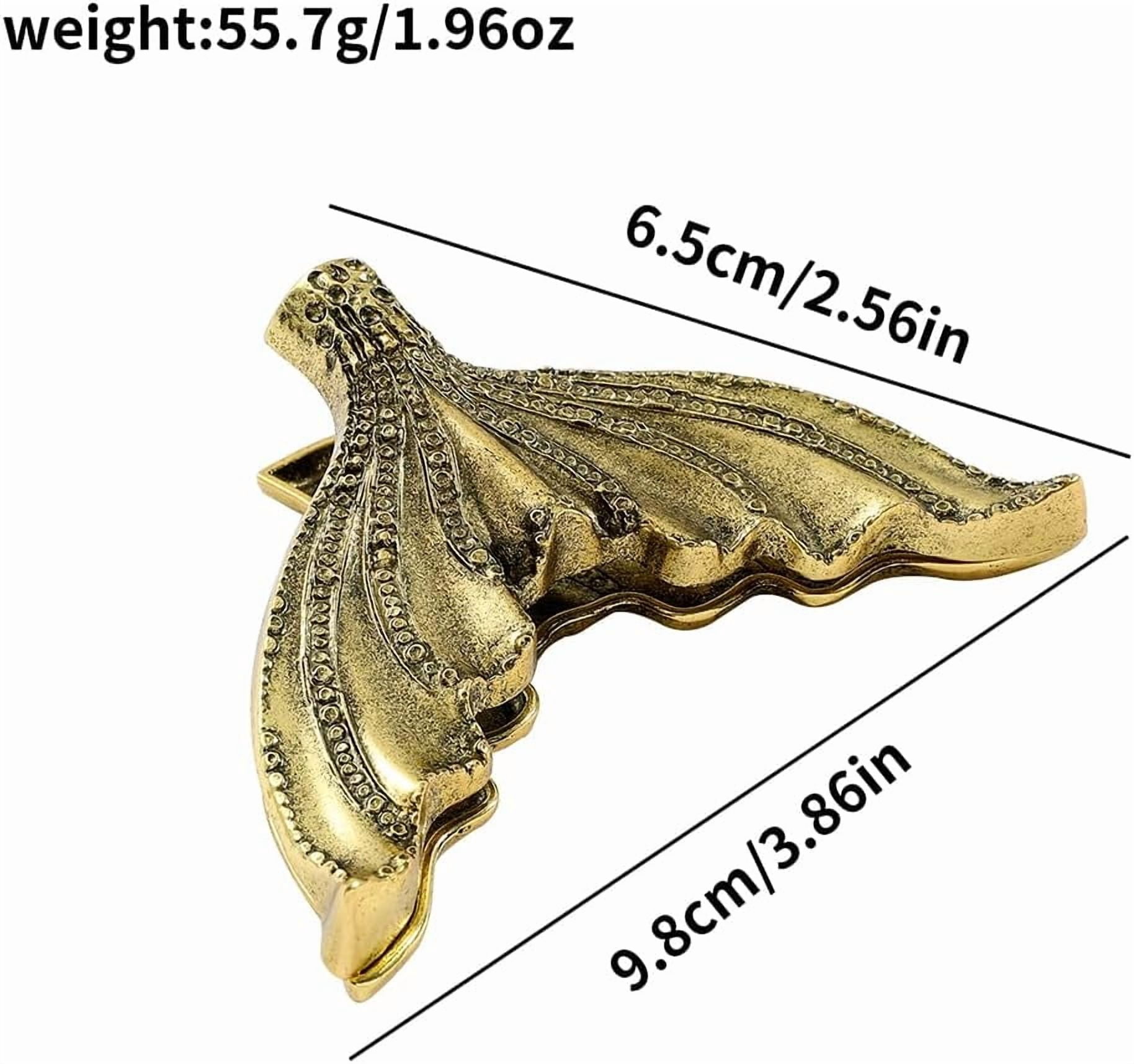 Vintage Fish Tail Book Clip - Paper Storage Clip Journal Clips to Hold Journal Open While Writing Scrapbook Kit Document Clip