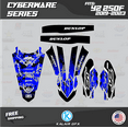 thumbnail image 3 of Kalair GFX Graphics Kit for Yamaha YZ250F (2019-2023) Cyberware Series, 3 of 5