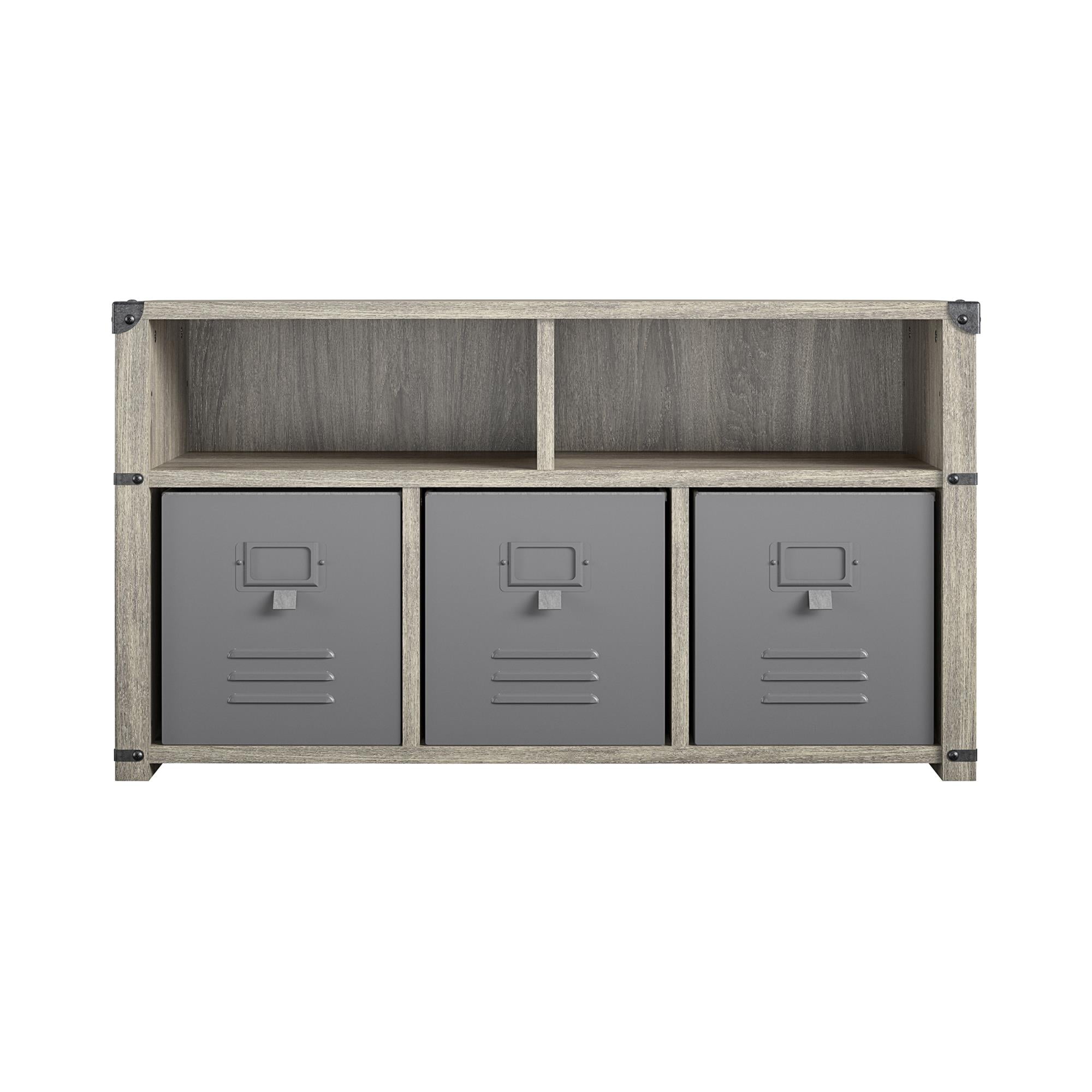 Little Seeds Nova Bedroom Storage Bench Grey Oak