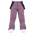 thumbnail image 1 of Women Men Ski Pants Windproof Waterproof Insulated Overalls for Outdoor Snowboarding, 1 of 6