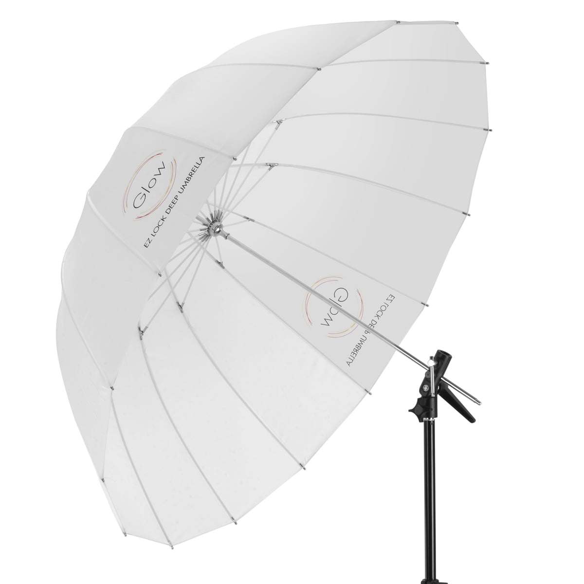 Glow Easy Lock Medium Deep Translucent Fiberglass Umbrella (41 )