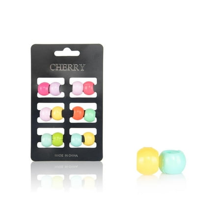 Livingbasics Hair Pins Mini Hair Clips Mix Color Gripper 12pcs Pack
