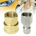 thumbnail image 2 of Pressure Washer Quick Release G3/8 Male/Female Fitting Coupling Probe Connector Female, 2 of 4