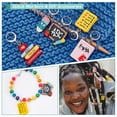 thumbnail image 4 of 20 Pcs Study Theme Stitch Markers Books Pencils Crochet Stitch Marker Charms Removable 304 Stainless Steel Clasps Locking Stitch Marker for DIY, 4 of 6