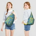 thumbnail image 4 of Shark Week Special Sling Backpack - Multiple Shark Species Educational Print, 4 of 4