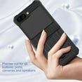 thumbnail image 5 of ELEHOLD Rugged Case for Samsung Galaxy Z Flip 5, Hybrid Heavy Duty Shockproof Case with Foldable Hidden Kickstand Belt Clip Holster Full Body Protective Case for Samsung Z Flip 5,Black, 5 of 7