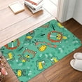 thumbnail image 5 of Balery Funny Animals in Jungle Doormat, Durable Flannel Fabric, Waterproof Stain and Fade Resistant, Low Profile,Indoor Outdoor Door Mats, Easy Clean Patio Entrance Mat, 16x24in, 5 of 9