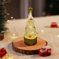 thumbnail image 6 of Christmas Decorations Glowing Christmas Trees Crystal Night Lights Glitter Christmas Tree Desktop Decorations Battery-Operated Clear LED Ambient Lights for Living Room Table Party Decorations, 6 of 7