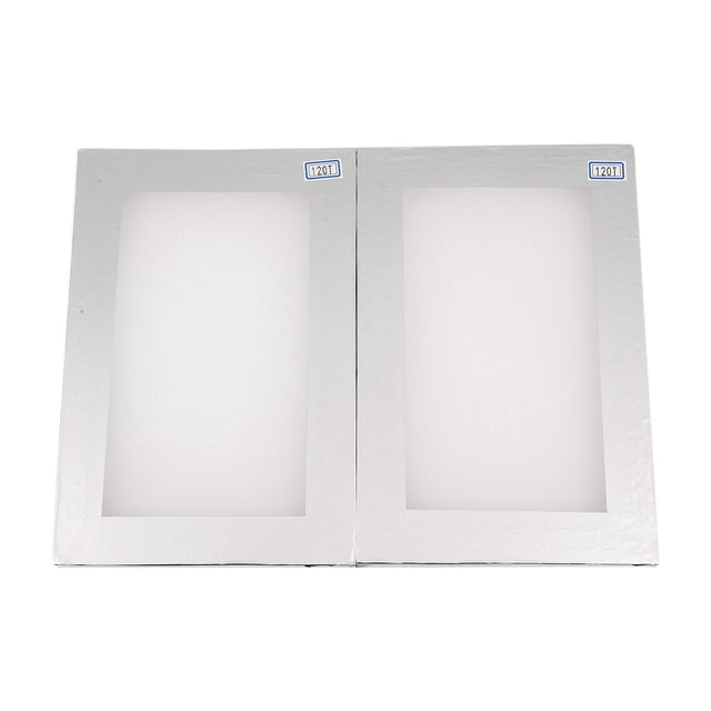 4 Pcs Cadre en Aluminium pour Impression A4 Étiré 120T Écran en Soie Polyester pour Circuit Imprimé