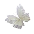 thumbnail image 2 of artificial gigante de gasa falsa, malla de exhibición de mariposas, decoración de pared para bodas, bricolaje, cumpleaños, interiores y Beige, 2 of 8