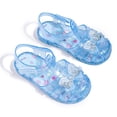 thumbnail image 5 of WAYUTE Sandals for Girls Soft Sole Closed Toe Slide Princess Shoes for Toddlers and Kids Party Wedding Jelly Sandals Casual Summer, 5 of 7