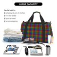 thumbnail image 5 of Bingfone Rainbow Houndstooth Print Travel Duffel Tote Bag,Waterproof Shoulder Weekender Bag For Women and Men Swim Sports Travel Gym Bag，Foldable and expandable bag Lightweight, 5 of 7